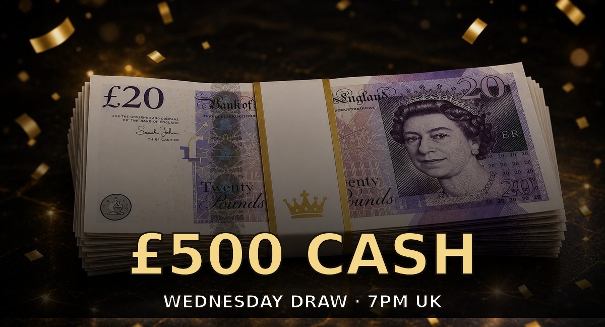 The £500 Wednesday Draw